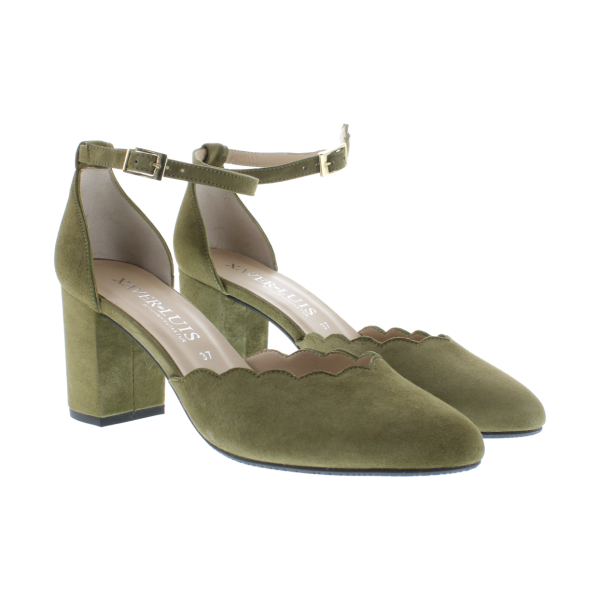 VIOLA - Riemchenpumps mit Blockabsatz