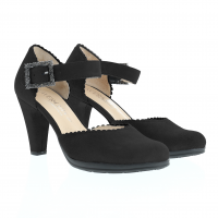 SOFINA - Strass Spangenpumps in Samtziegenleder SOFINA - Strass Spangenpumps in Samtziegenleder