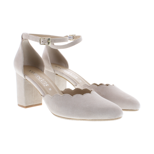 VIOLA - Riemchenpumps mit Blockabsatz