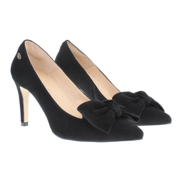 JULE - Spitze Pumps mit großer Schleife