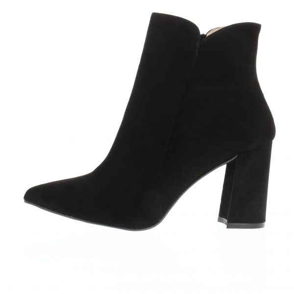 VERO - Spitze Stiefelette mit Blockabsatz