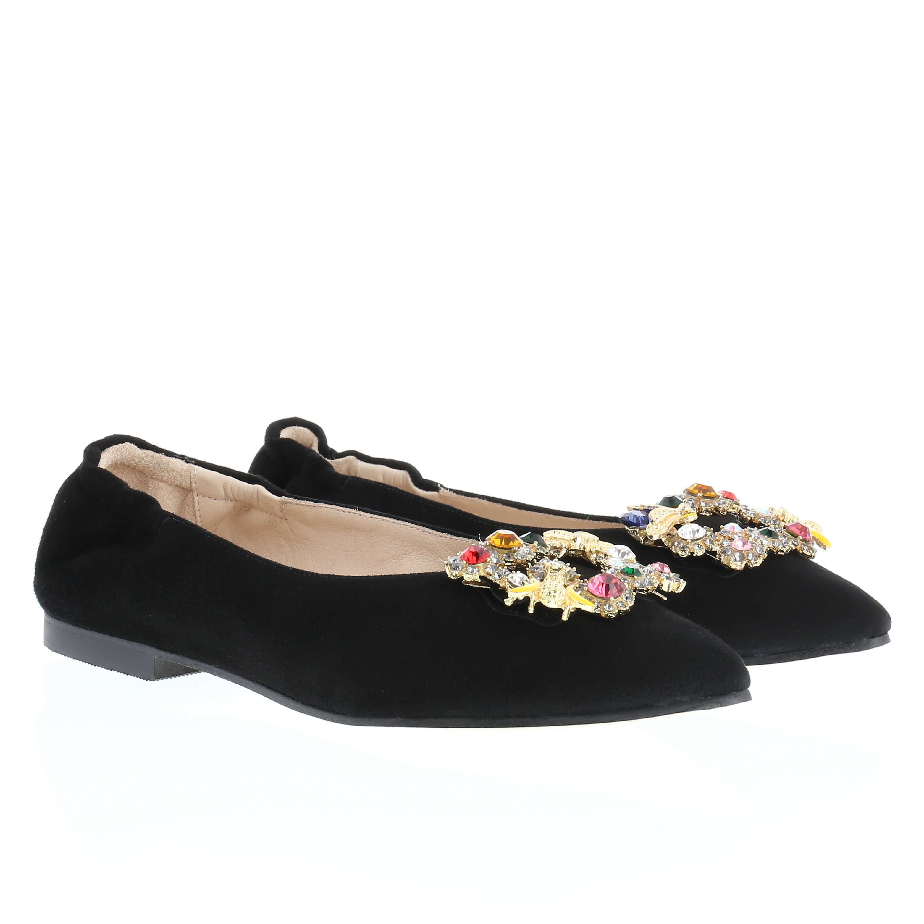 Ballerinas mit Strass und Gold » Damen kaufen! | XAVER LUIS