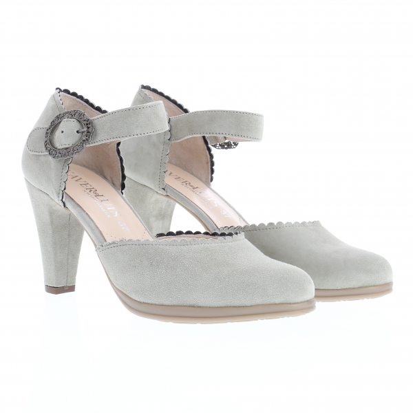 SOFINE - Trachten Spangenpumps in Veloursleder