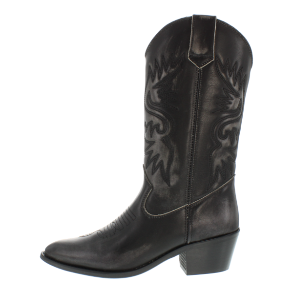 MAE - Westernstiefel Antikfinish Graphit
