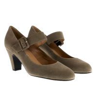 LISA - Spangenpumps mit bezogener Schließe LISA - Spangenpumps mit bezogener Schließe